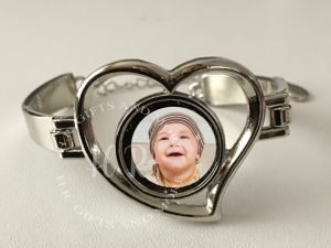 Jewellery and Accessories Personalised Photo Heart Bracelet