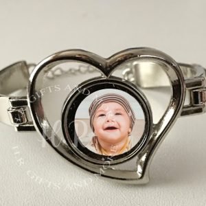 Personalised Photo Heart Bracelet