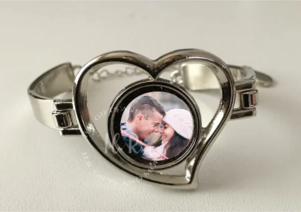 Personalised Photo Heart Bracelet - Image 2