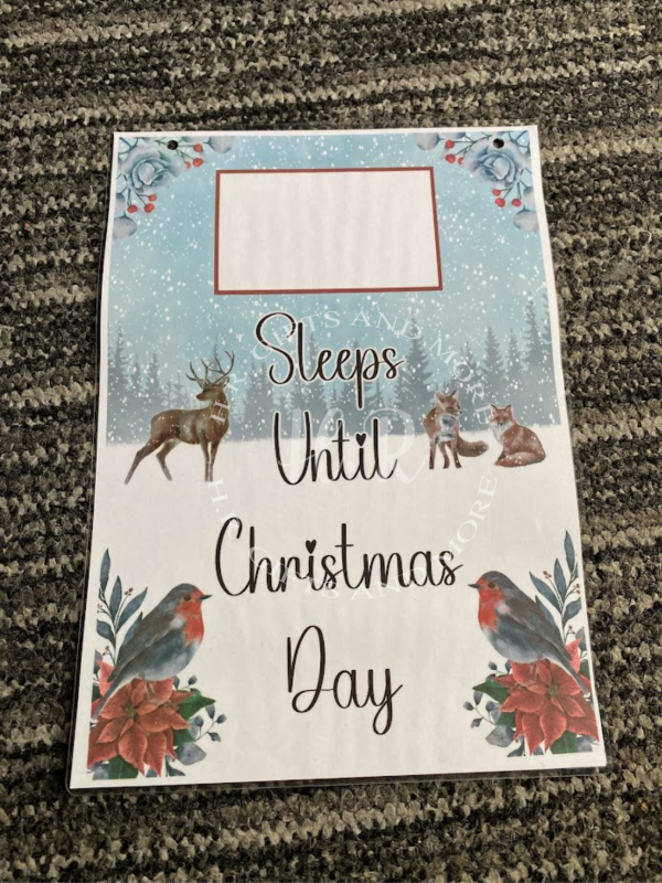 Personalised Christmas Countdown Till Christmas Day