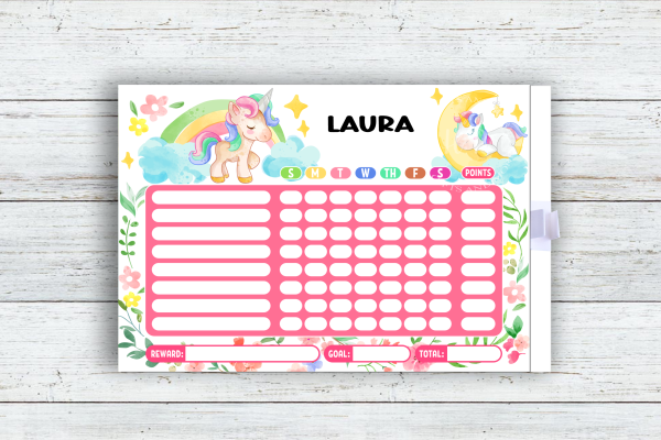 Personalised Chore Charts Boys and Girls