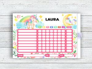 Personalised Chore Charts Boys and Girls