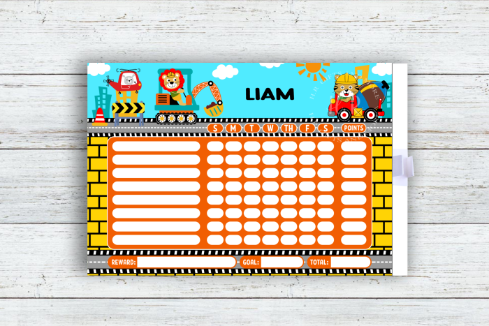 Personalised Chore Charts Boys and Girls - Image 8