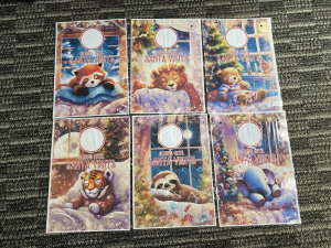 Personalised Animal Christmas Countdown Till Santa Visits
