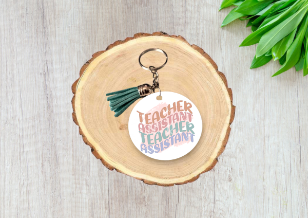 Teacher Assistant MDF Keyring