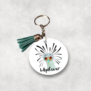 Quote MDF Keyrings with Tassel