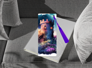 Whispering Shadows of Mystical Castle: A Night Time Bookmark