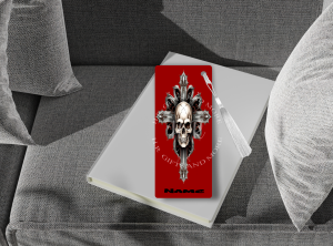 Personalised Skull Bookmark