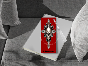 Personalised Skull Bookmark