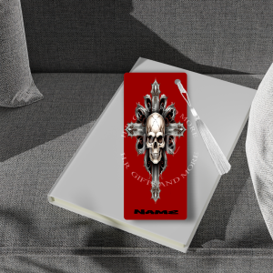 Personalised Skull Bookmark