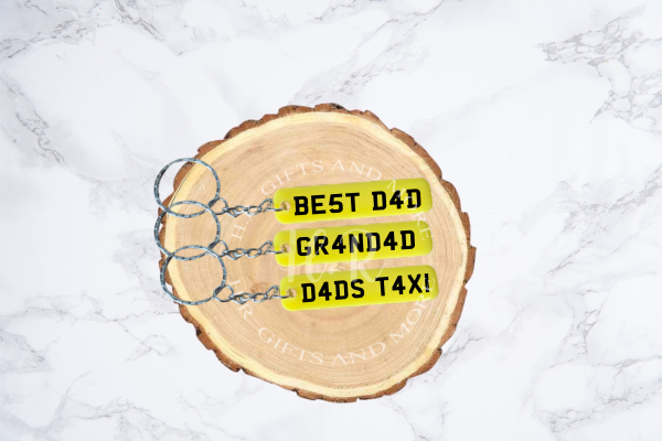 Personalised Number Plate Keyring