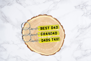 Personalised Number Plate Keyring