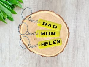 Gifts for Brother Personalised Number Plate Keyring