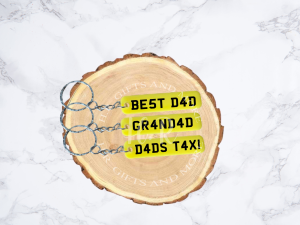 Gifts for Brother Personalised Number Plate Keyring