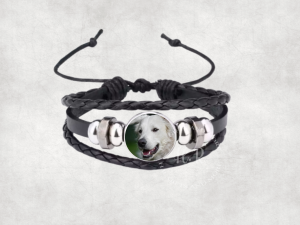 Jewellery and Accessories Personalised Photo Leather Bracelet