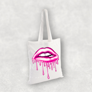 Pink Dripping Lips Bag