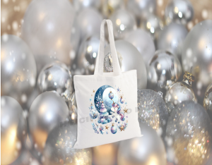 Personalised Christmas Unicorn Tote Bag
