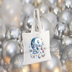 Personalised Christmas Unicorn Tote Bag