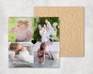 Personalised Photo Tile with 4 pictures