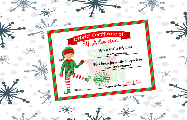 Elf Welcome letter and Elf Certificate Bundle - Image 2