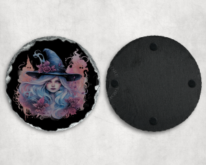 Spooky Halloween Witch Coaster