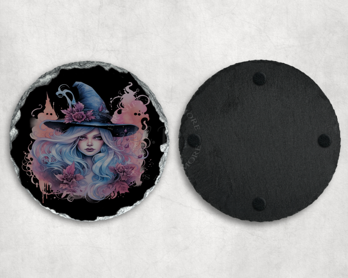 Spooky Halloween Witch Coaster