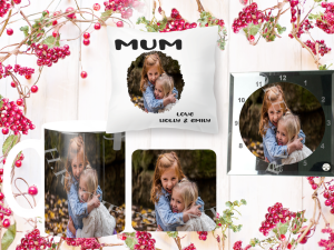 Home Personalised Photo Gift Bundle Set