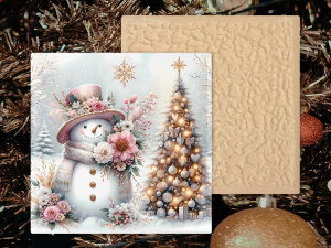 Home Accessories Christmas Snowman Tile