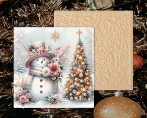 Christmas Snowman Tile