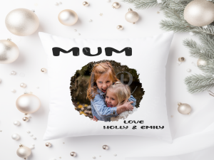 Home Personalised Mum/Dad Photo Cushion