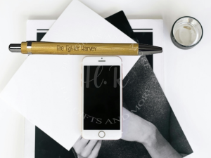 Home Personalised Bamboo Ballpoint Pens